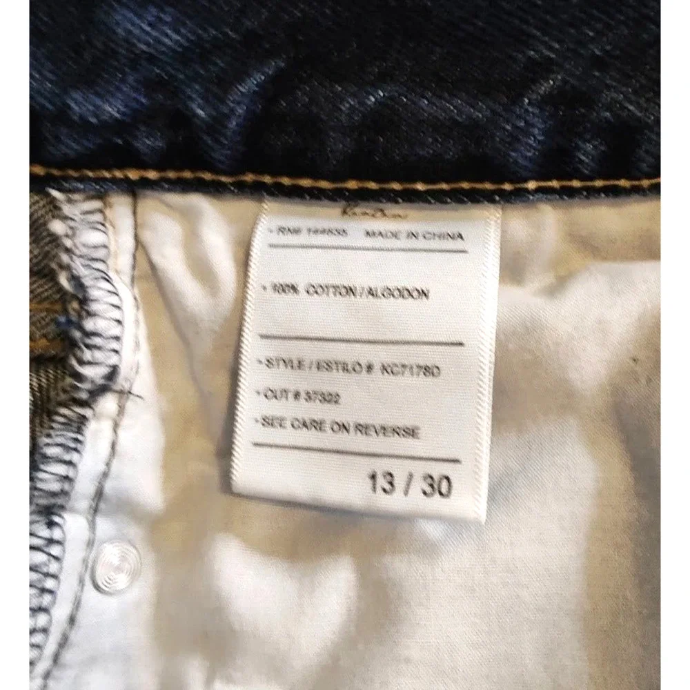 KanCan Jeans Size 13 30 Mid Rise Estilo Skinny Distressed Destroyed Jeans Denim - Picture 4 of 7